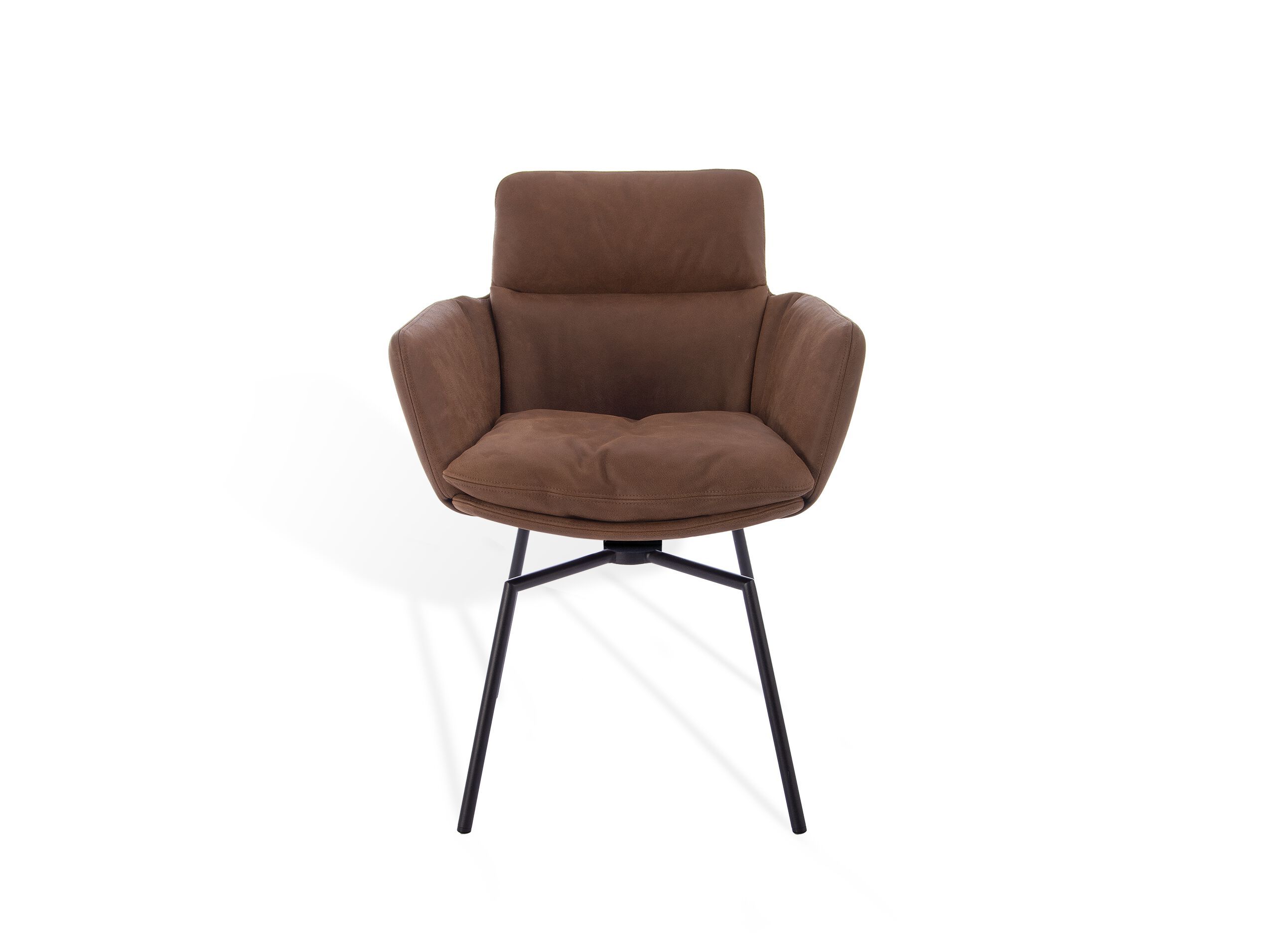 Мягкий стул с крестообразной рамой и подлокотниками KFF Faye ARCH-00134301 - Вид №1