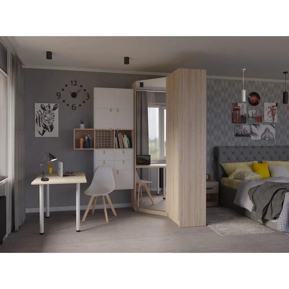 Ручка-скоба Spaceo KUB пробковая STLM-2010437 - Вид №3