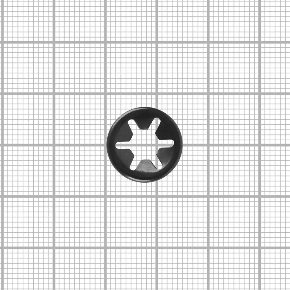 Шайба стопорная STAR-LOCK D6 черная, 2 шт. 83610084 STLM-2147824 Santreyd  - Вид №1