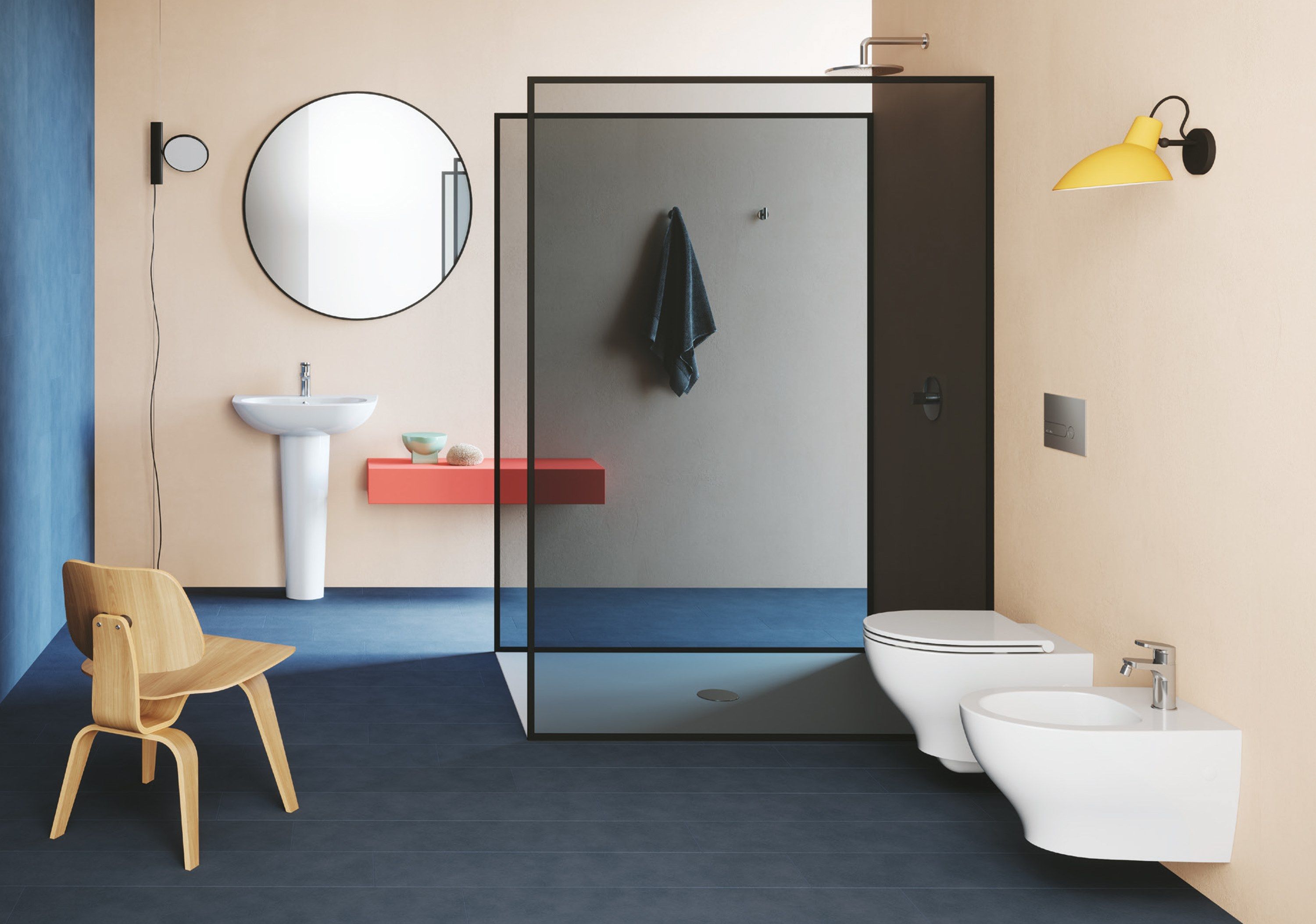 Керамическая раковина на колонне In Stock Azzurra Ceramica ARCH-00045340 - Вид №4