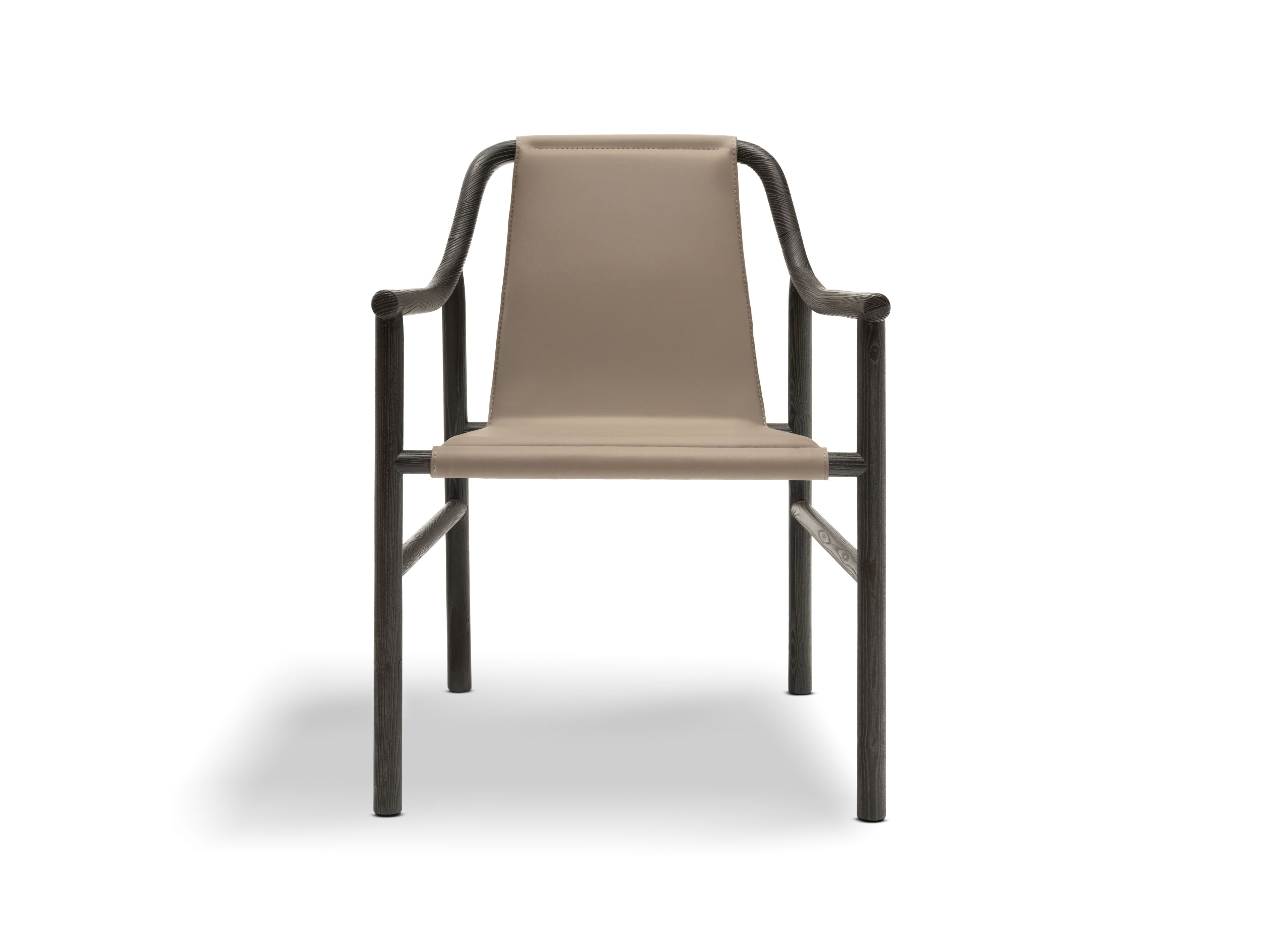 Кожаный стул с подлокотниками Enne ALVA ARCH-00077388 - Вид №2