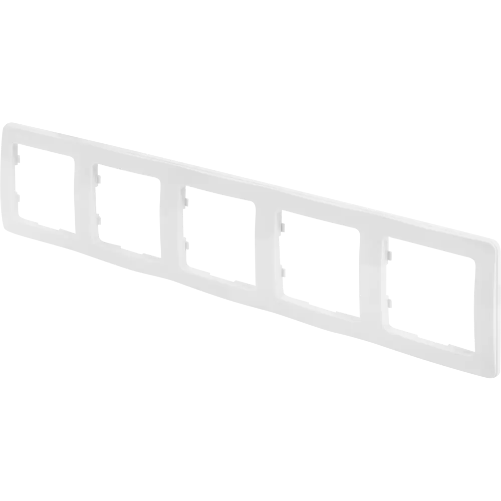 Рамка Hegel Master 5 M 36.2x8.1 см пластик цвет белый STLM-2170189 - Вид №1