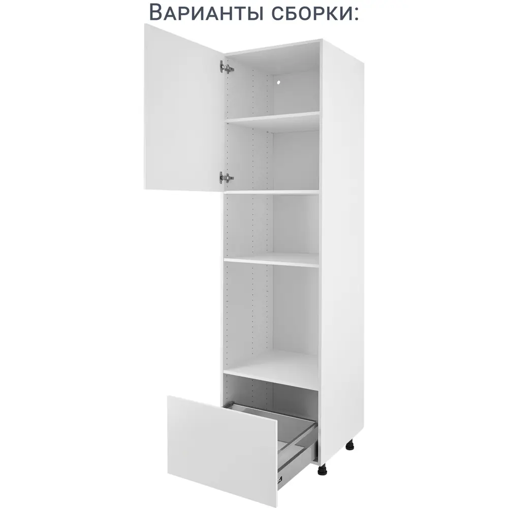 Фасад кухонного шкафа Аша 59.7x38.1 см KONSENSA ДСП цвет белый STLM-2169149 - Вид №22