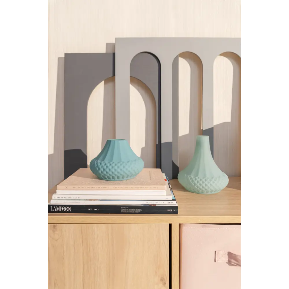 Ваза Хильда-1 большая, цвет лазурный матовый EVIS STLM-2094638 - Вид №3