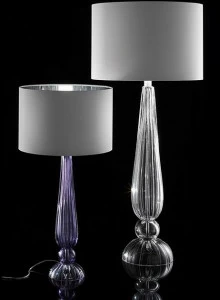 Wave Murano Glass Настольная лампа из муранского стекла  V6057