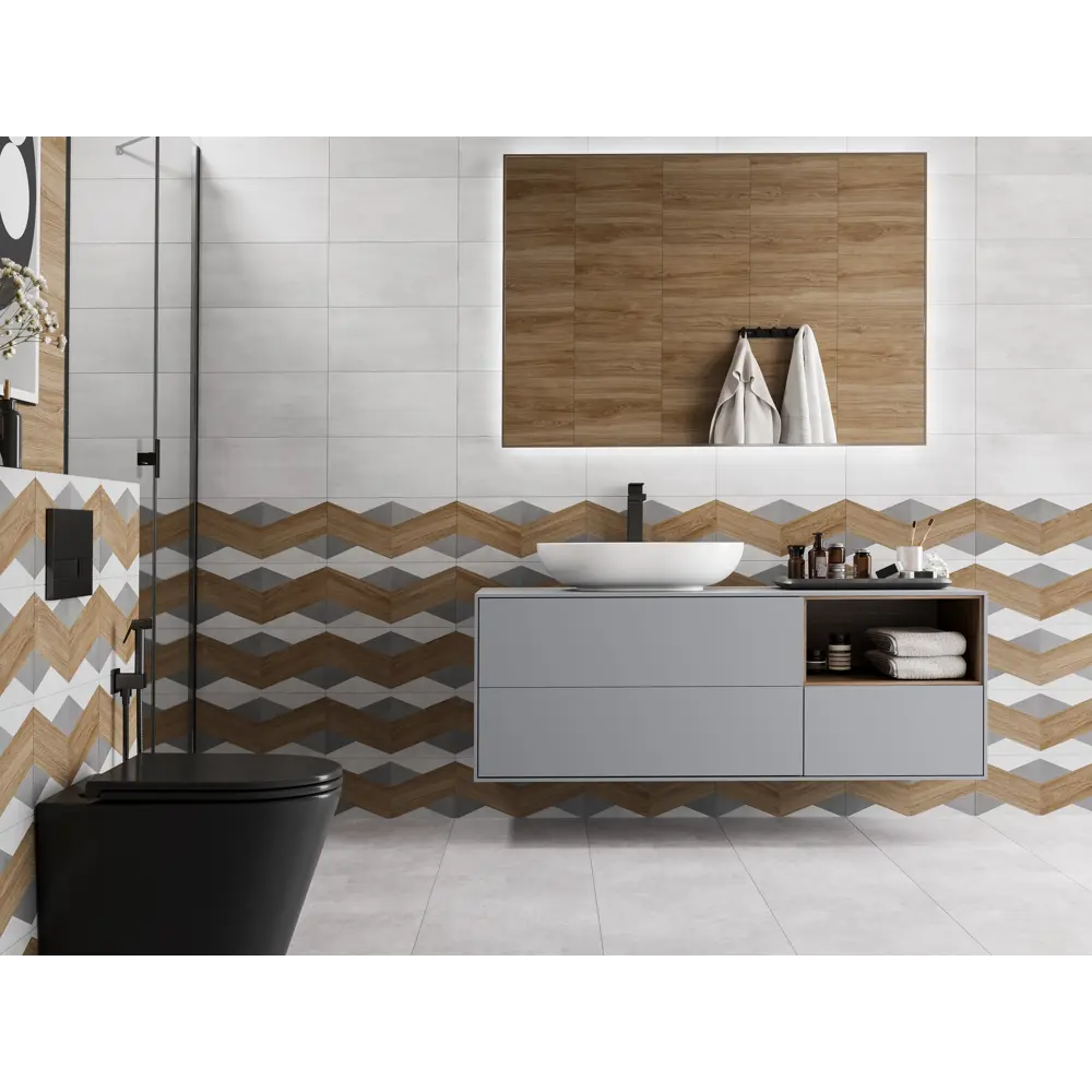 Плитка настенная Mersey Wood2 A0554V24102 20x40 см 1.6 м² матовая цвет микс Santreyd STLM-2147920 - Вид №7