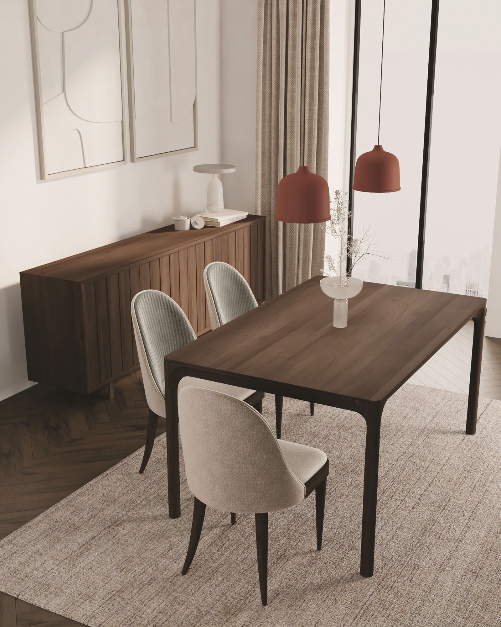 Мягкий стул из ткани CASA +39 Sunset ARCH-00018747 - Вид №3