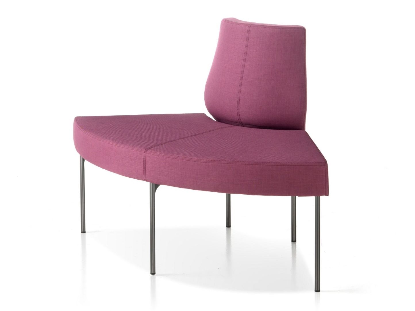 Модульная выпуклая скамья из ткани SITIA Laguna ARCH-00133121 - Вид №2