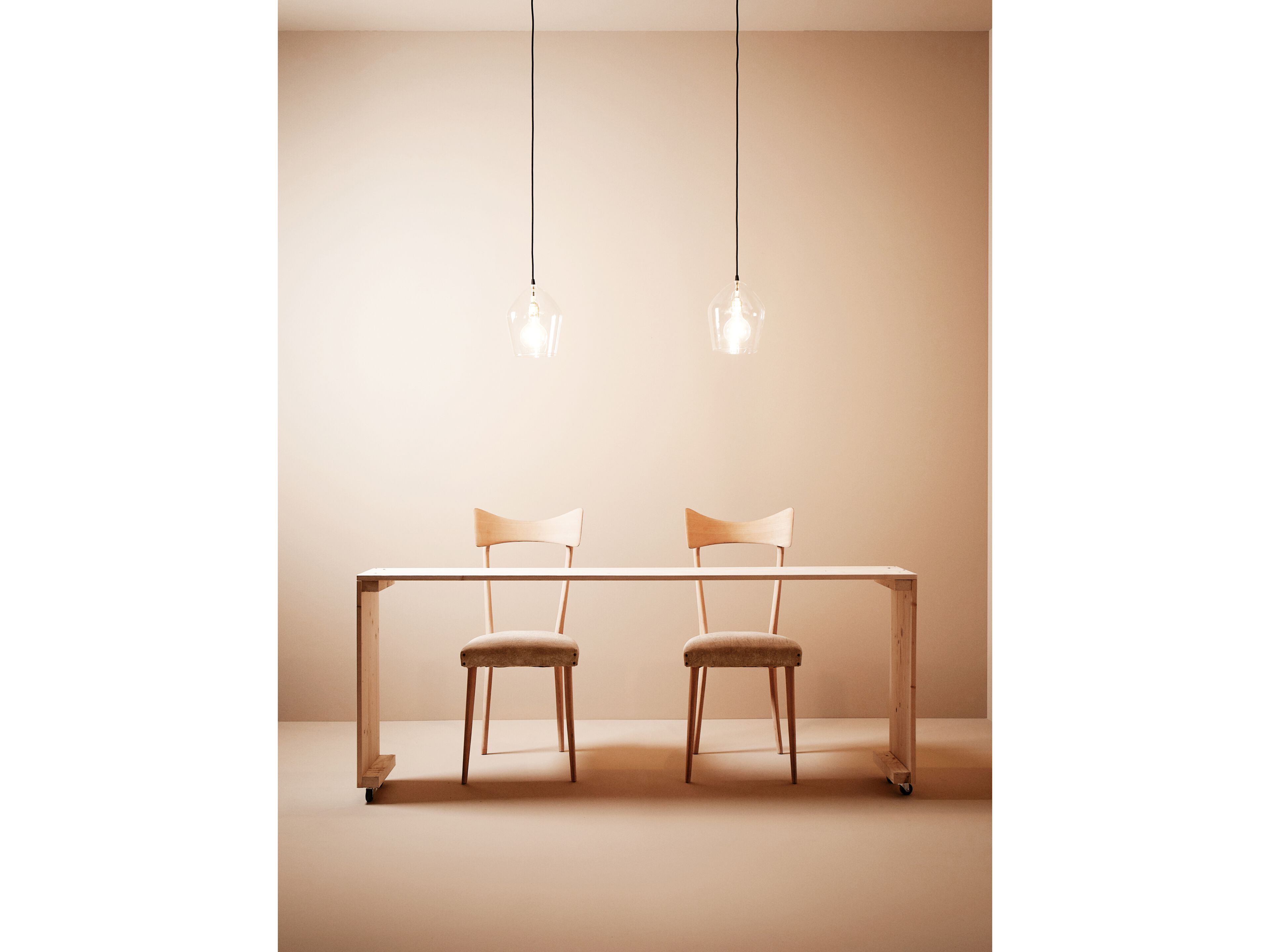 Стеклянный светодиодный подвесной светильник Renzo Serafini AMPOLLA E27 ARCH-00110843 - Вид №1