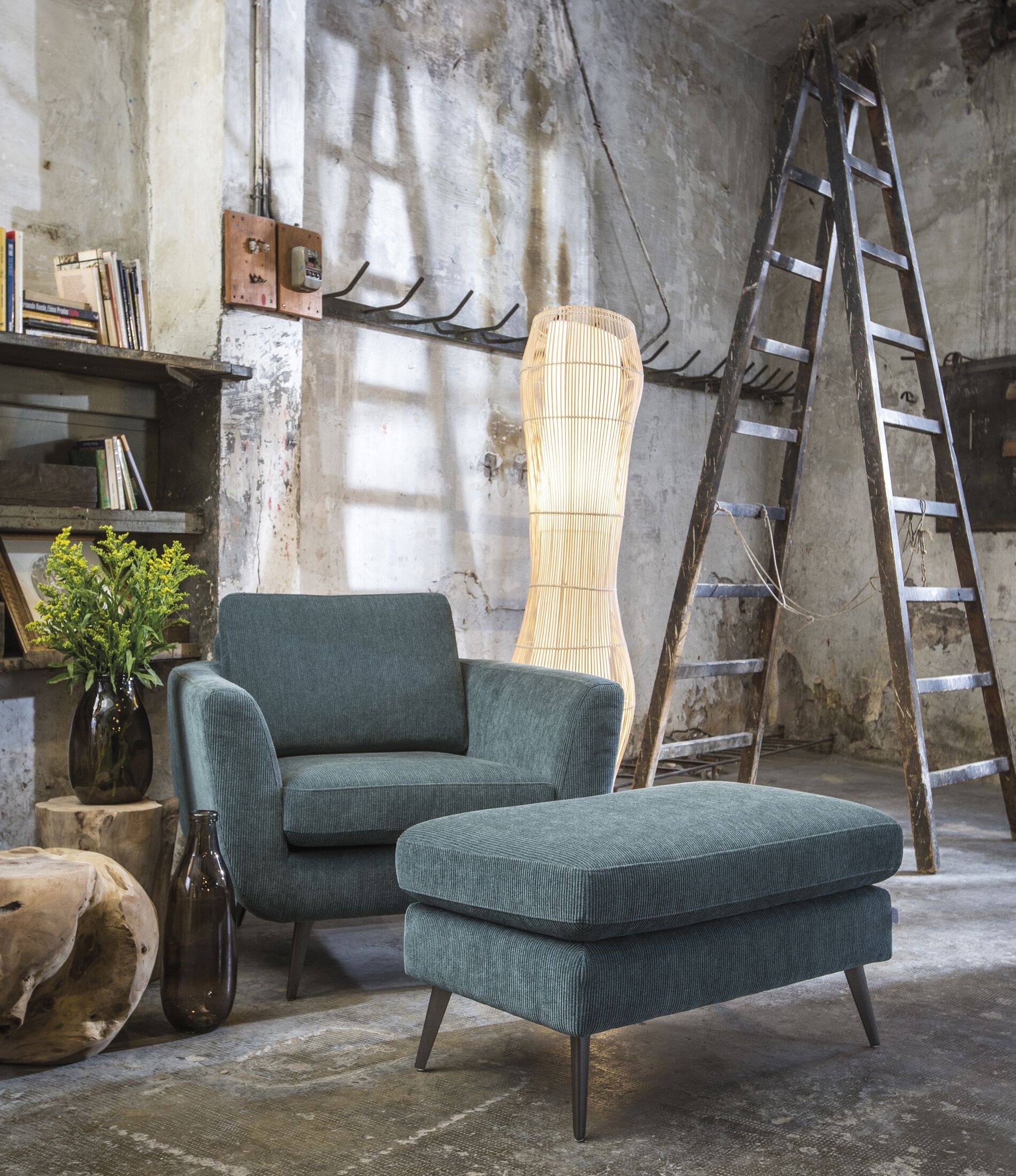 Тканевое кресло с подлокотниками Pilma Moon ARCH-00045504 - Вид №3