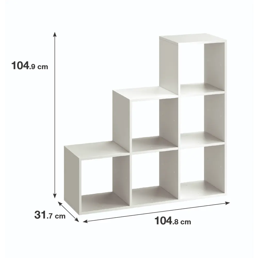 SPACEO Стеллаж «Куб» — модульная система хранения на 6 секций 82731886 STLM-0034877 - Вид №1