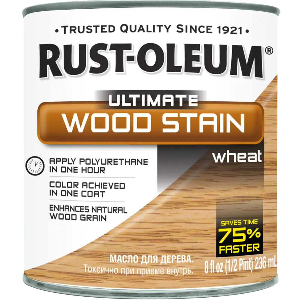 Масло тонирующее Ultimate цвет пшеница 0.236 л RUST-OLEUM STLM-2029378 - Вид №1