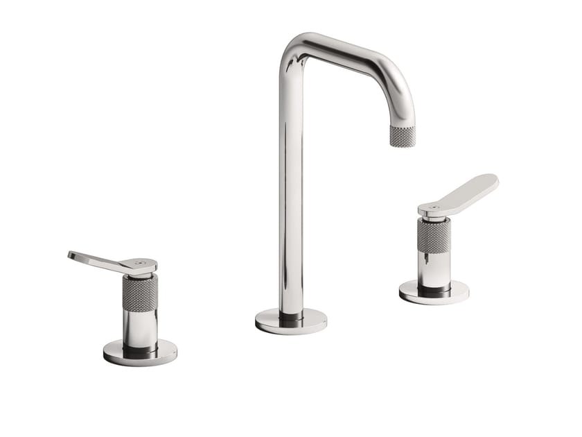 Смеситель для раковины с раздельными розетками без слива CRISTINA Rubinetterie East Side ARCH-00048649