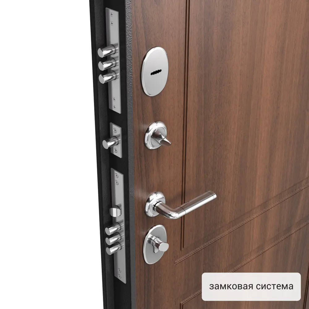 Дверь металлическая Гарант, 960 мм, левая, цвет антик орех TOREX STLM-2099321 - Вид №2