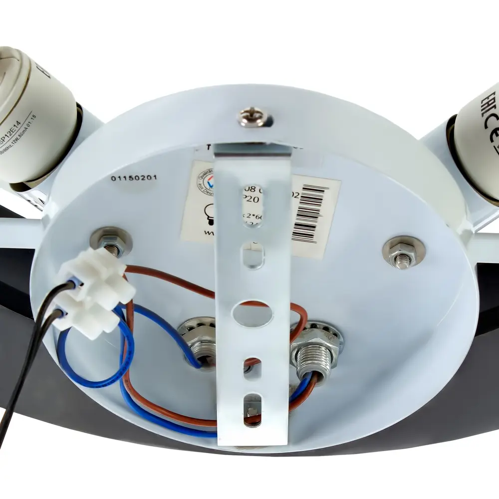 Светильник настенный Эдгар 2xE14х60 Вт, цвет хром MW-Light STLM-2092266 - Вид №1