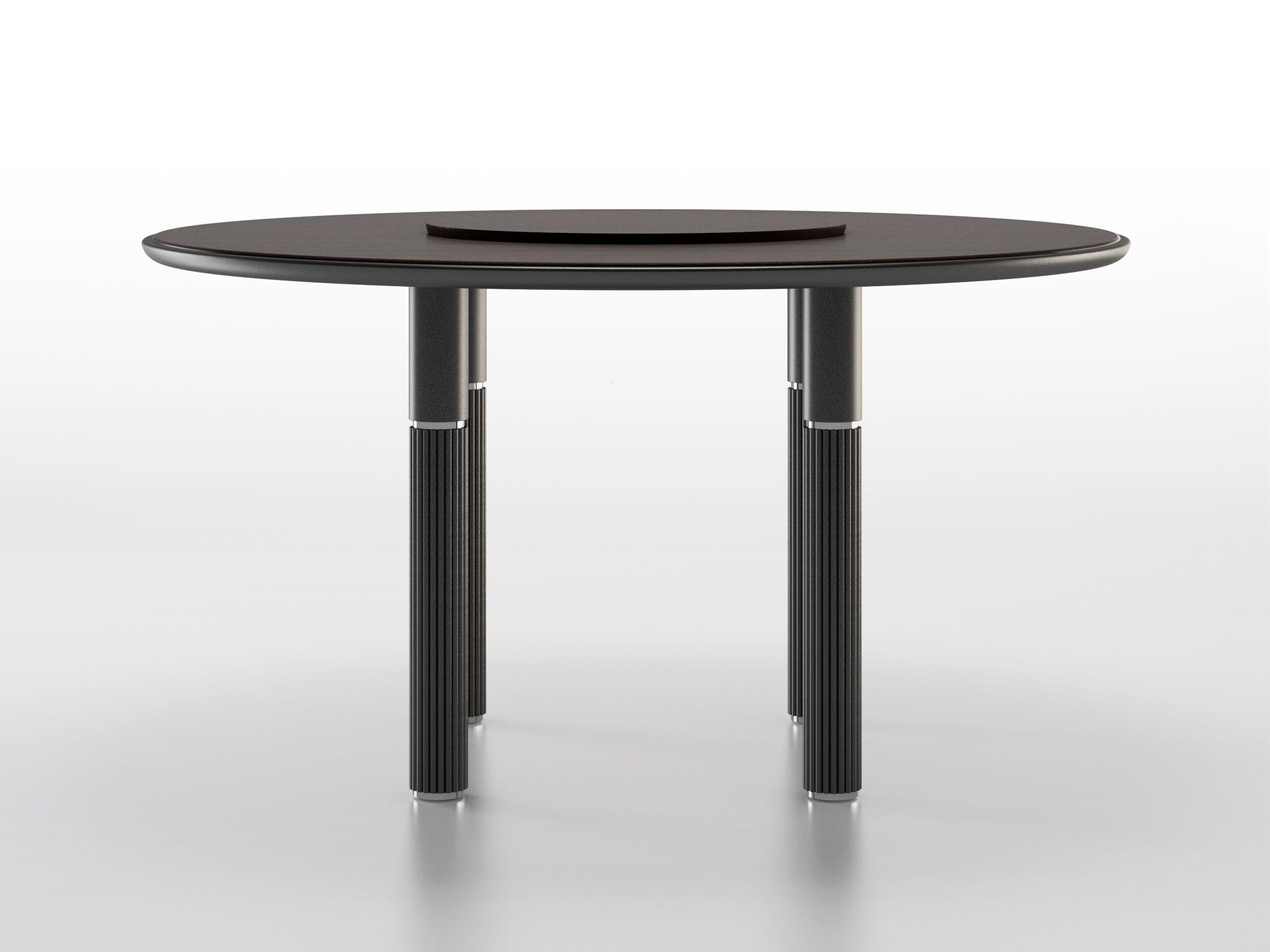 Круглый деревянный стол с Lazy Susan BBB COSIMO ARCH-00080839 - Вид №1