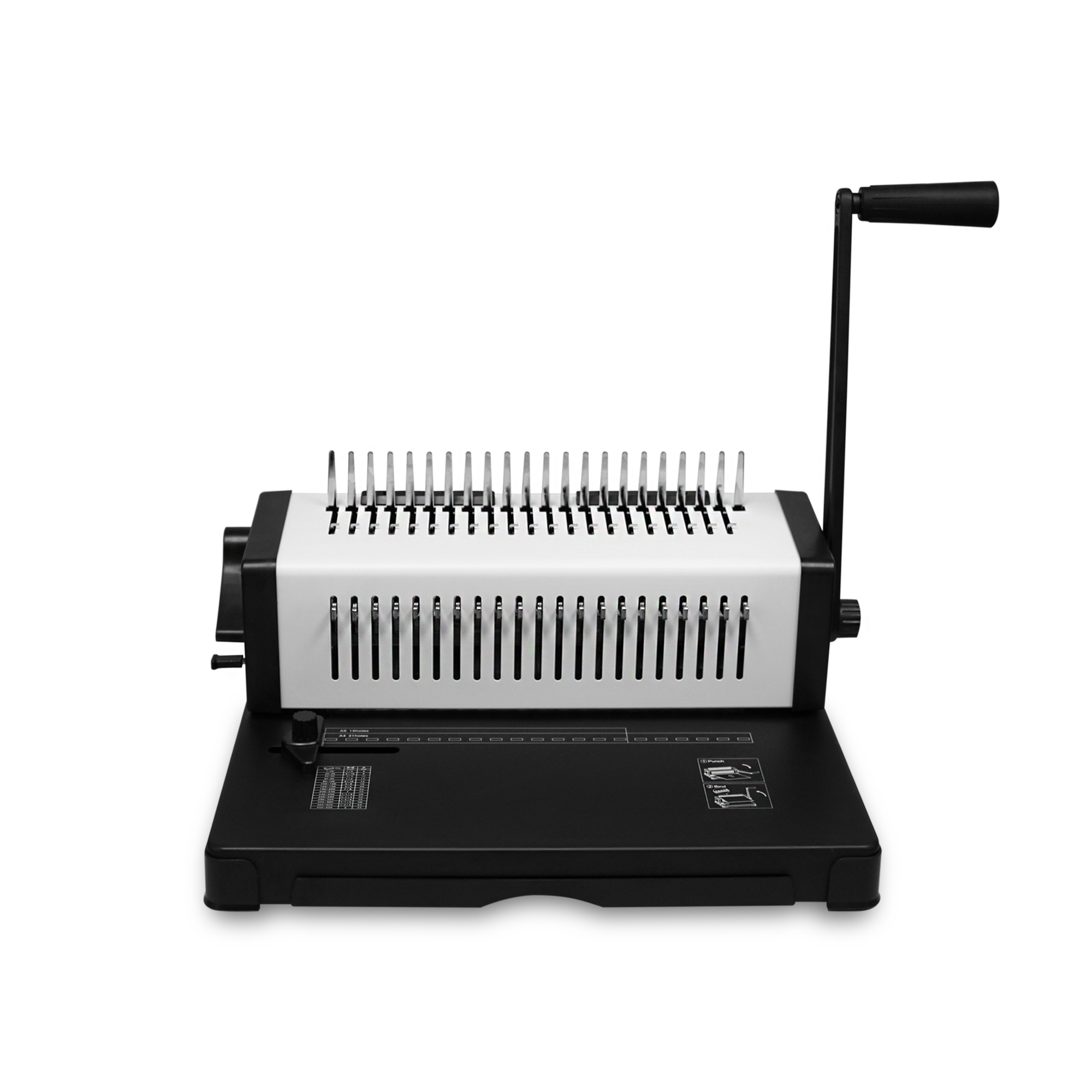 БП-25ПРО Переплетчик бп-25 про, на пластиковую пружину, а4, ручная перфорация 25 листов, переплет макс до 500 л., глубина перфорации 2,5-5,5 мм Гелеос Santreyd  - Вид №1