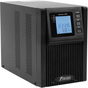 POWERMAN Online 2000 Plus Ups online 2000, lcd, dual conversion, 2000va, 1800w, 2 eurosockets with backup power, usb, rs232, snmp slot, rj11 / rj45 protection, external battery pack (not included), 215 х 315 х 475 mm, 8.9kg. POWERMAN