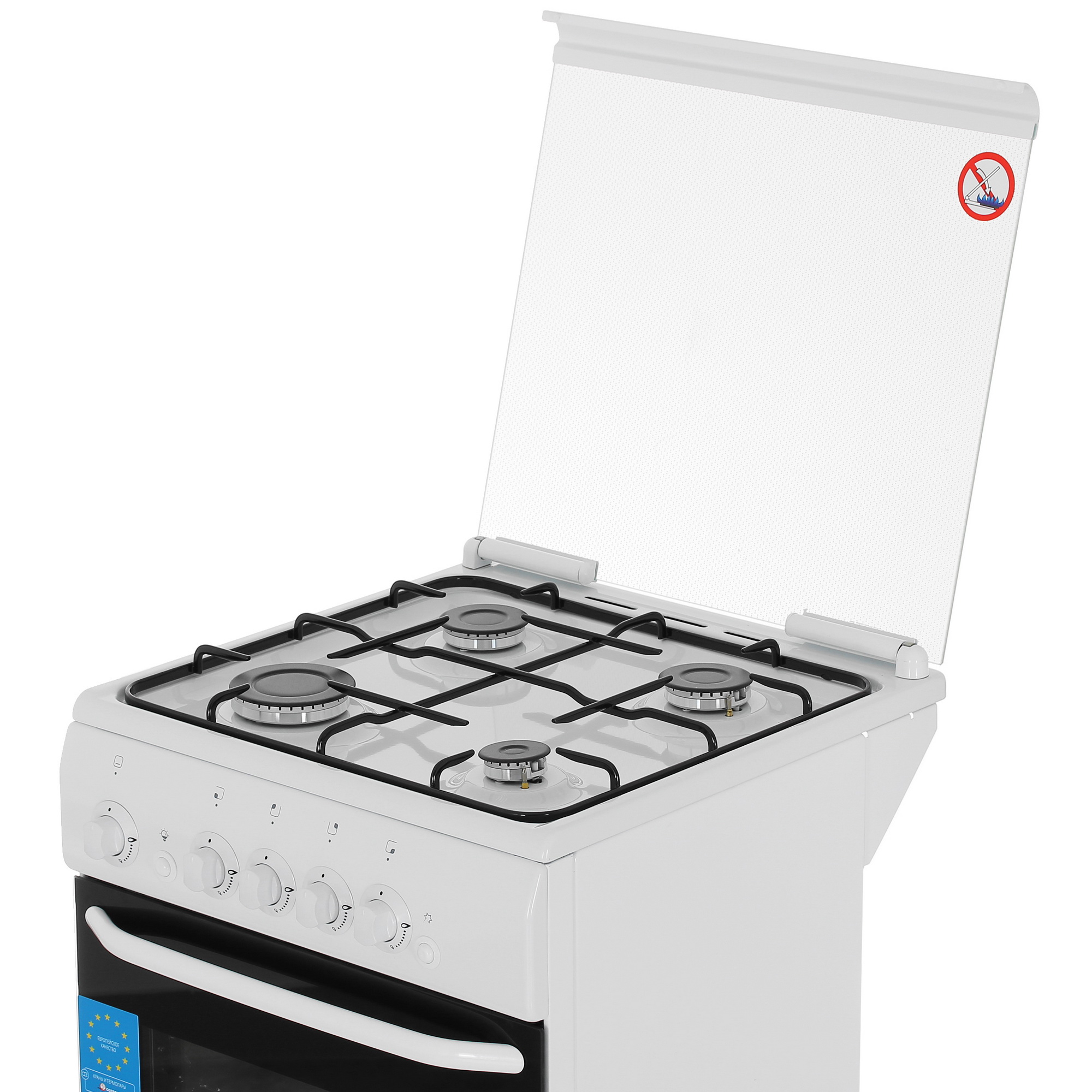 9000314 Газовая плита De Luxe 5040.56г (кр)-030 белый STDN-0113301 - Вид №7
