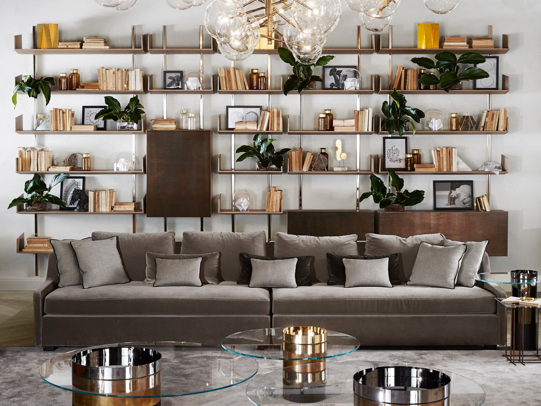 Модульный бархатный диван Gallotti&Radice First ARCH-00151207 - Вид №1