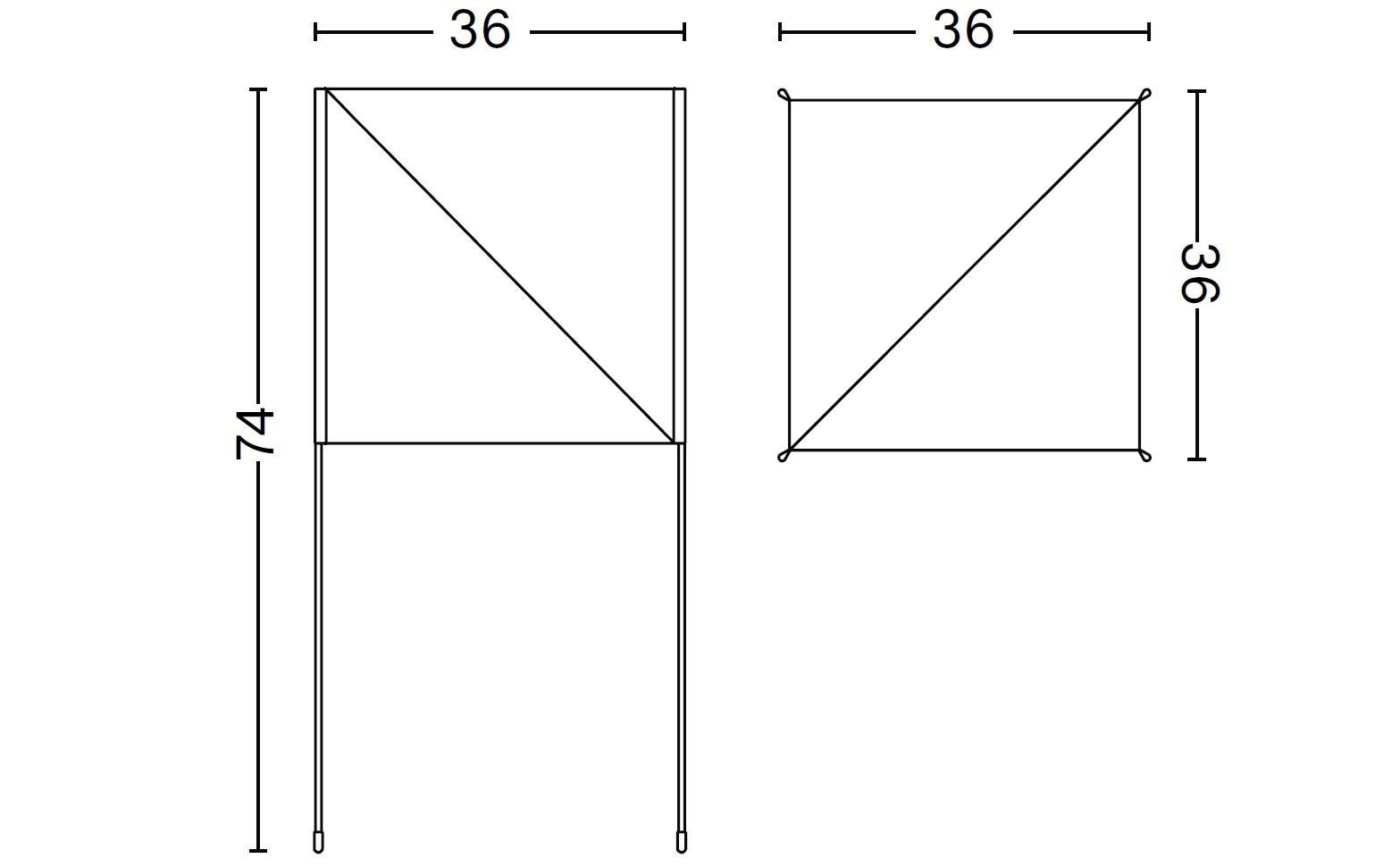 Переработанный ПЭТ светодиодный торшер Hay Paper Cube ARCH-00151718 - Вид №9