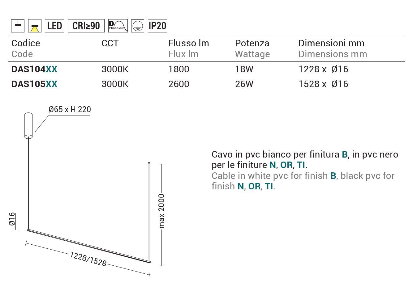 Алюминиевый светодиодный подвесной светильник Rossini Illuminazione Daisho EVO ARCH-00112304 - Вид №6