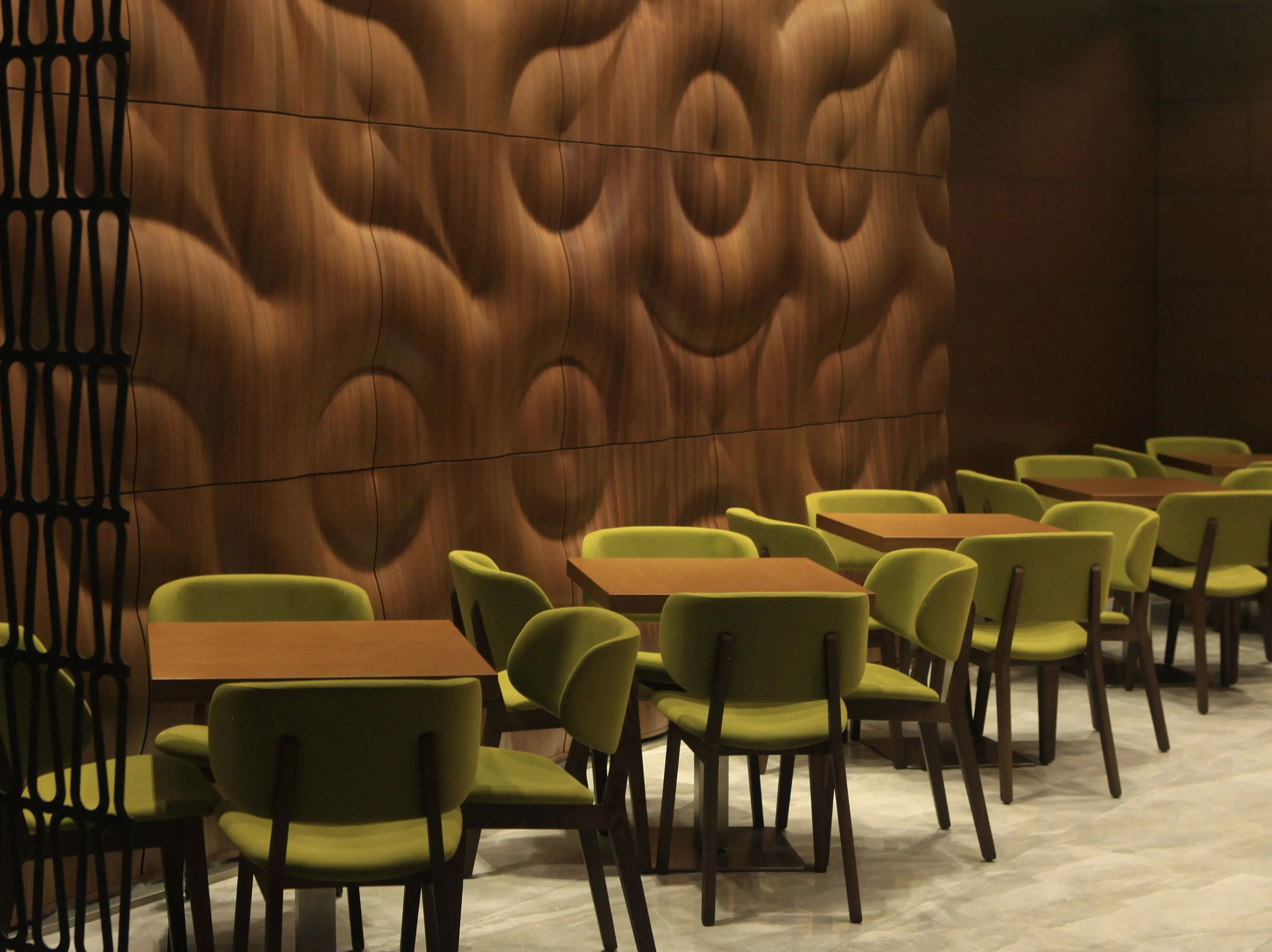 3D-панель из натурального дерева с двойным изгибом MOKO BURAN ARCH-00101645 - Вид №1