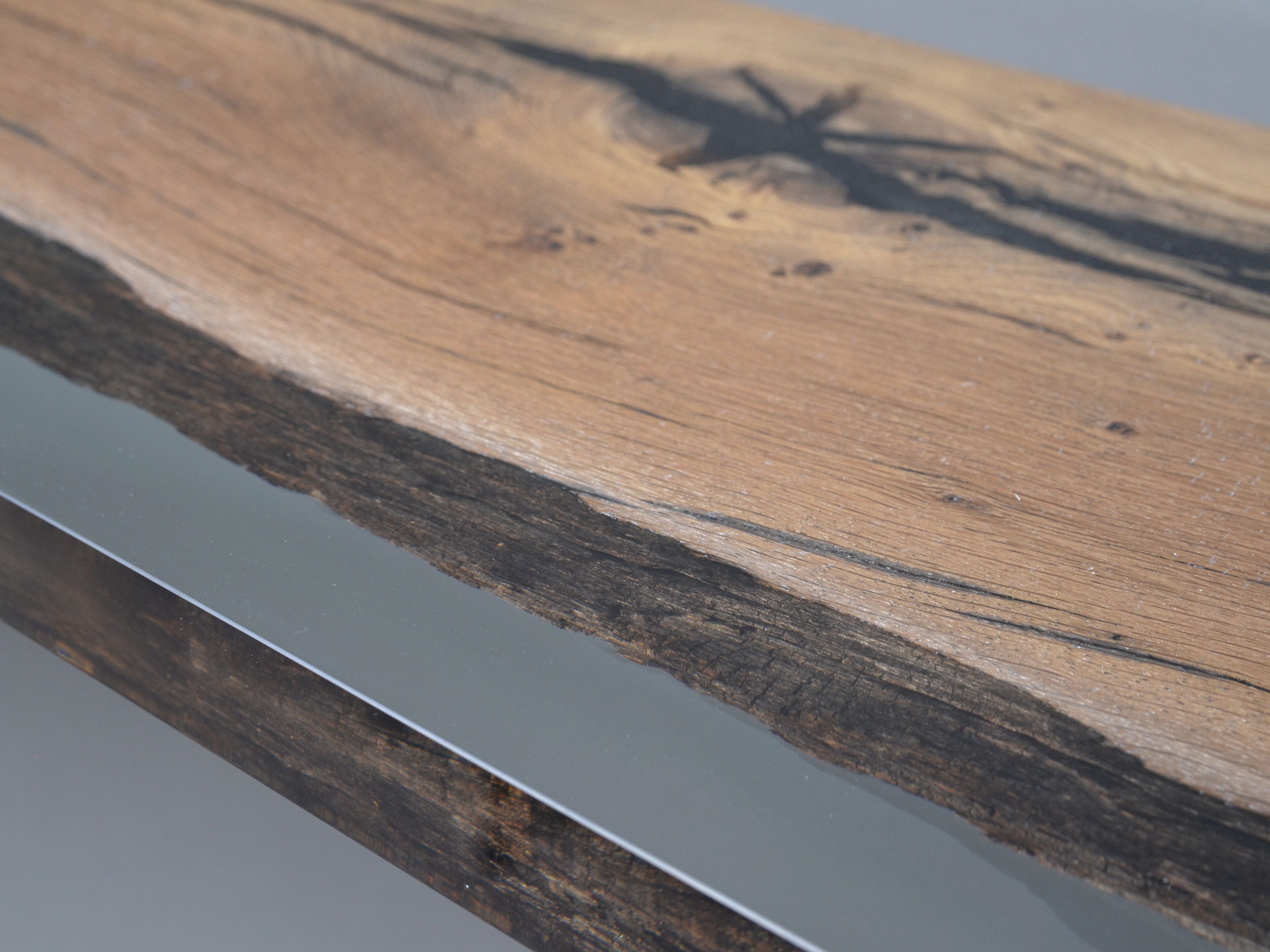 Скамейка из дуба и смолы alcarol водно-болотные угодья ARCH-00122088 - Вид №8