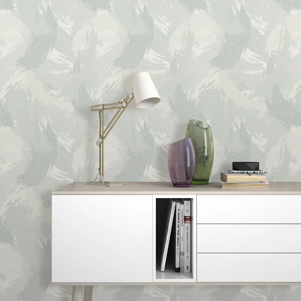 Обои флизелиновые Rasch Tendencia бирюзовые 1.06 м 975420 STLM-2207814 - Вид №2