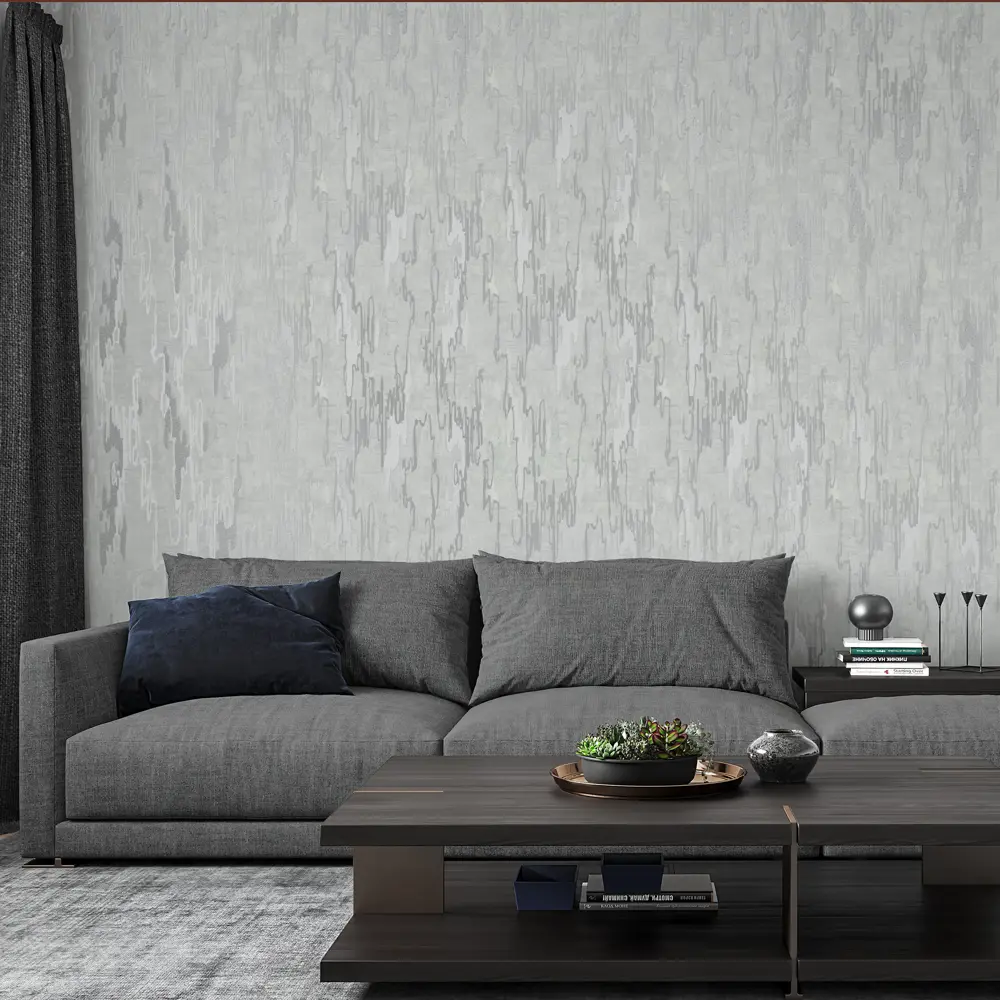 INSPIRE Brunico — серые флизелиновые обои для идеальных стен 89365193 STLM-0828304 - Вид №2