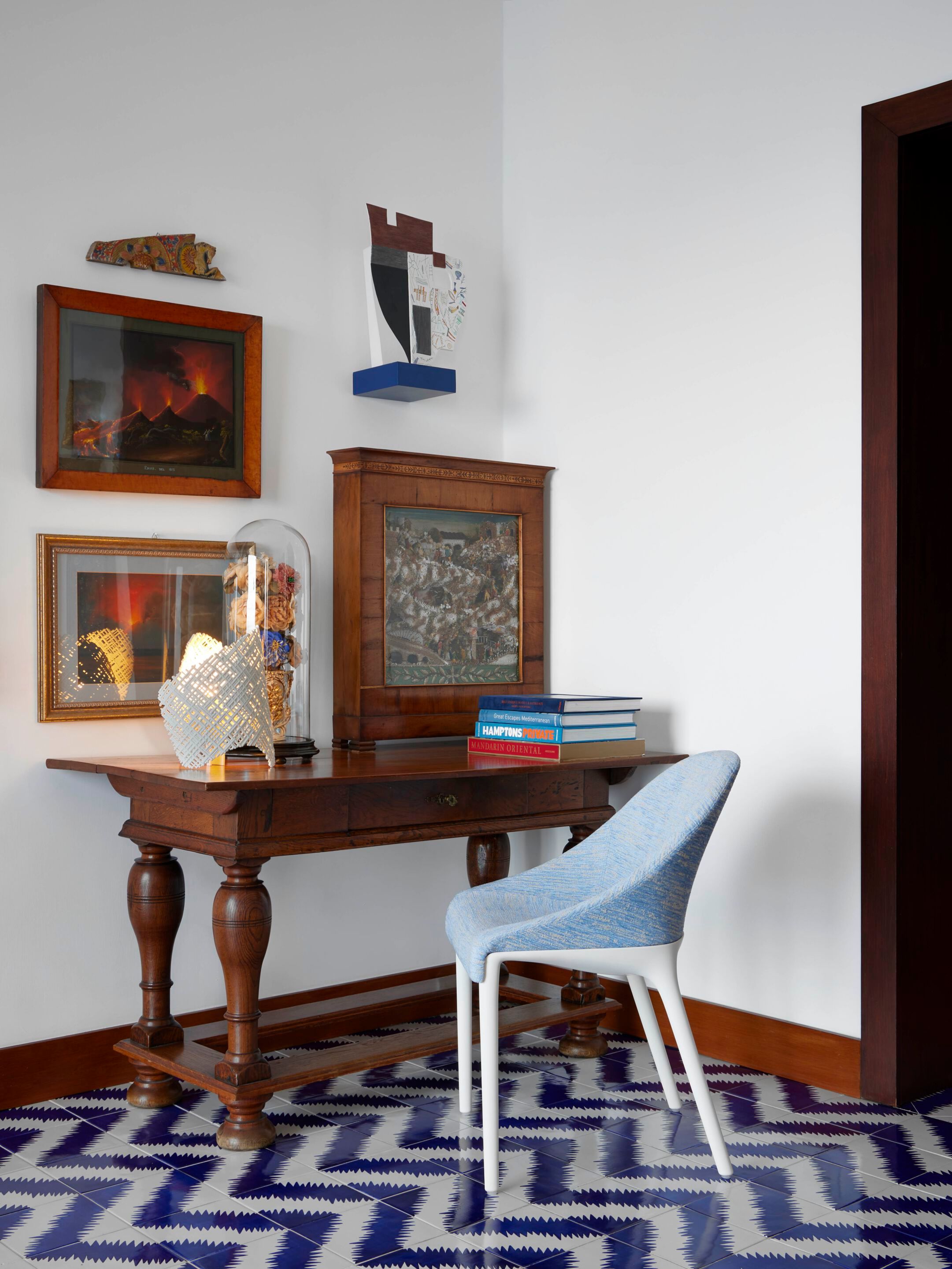 Стул из ткани и инженерного пластика Kartell ELEGANZA ELA ARCH-00099581 - Вид №1