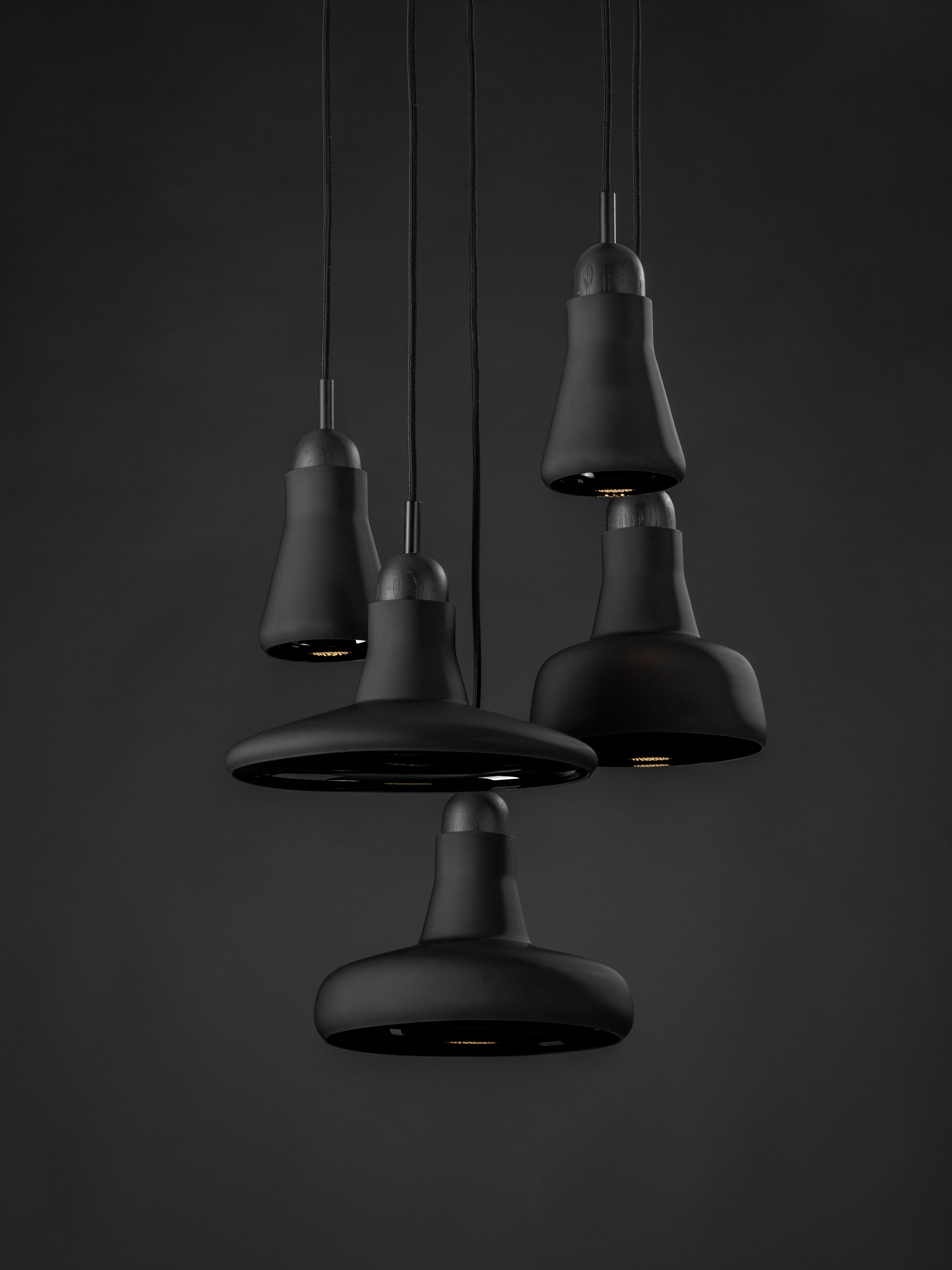 Подвесной светильник из дутого стекла с регулируемой яркостью BROKIS Тени ARCH-00150384 - Вид №38