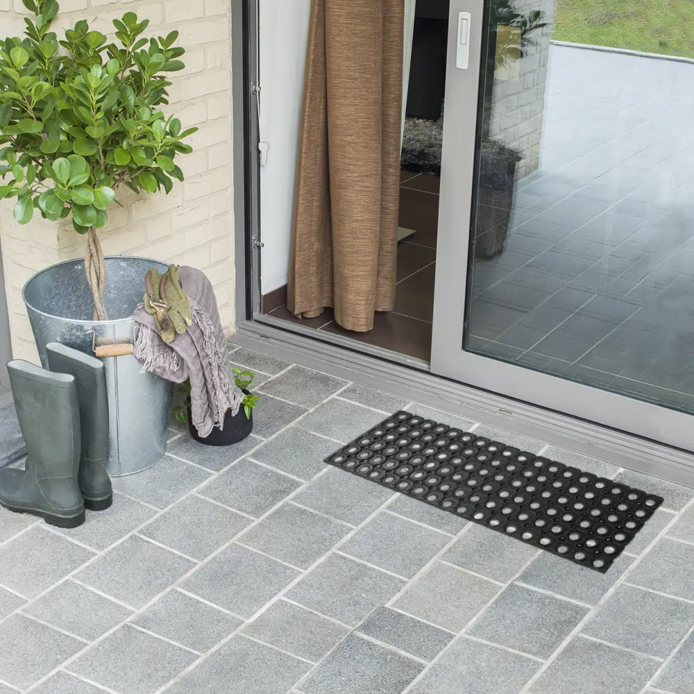 Коврик Inspire Flavio 25x75 см резина цвет чёрный STLM-2189073 - Вид №5