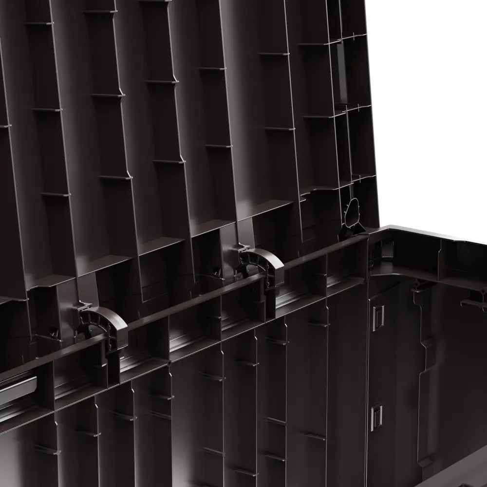 Садовый ящик Ротанг-плюс полипропилен мокко Santreyd STLM-2017270 - Вид №2