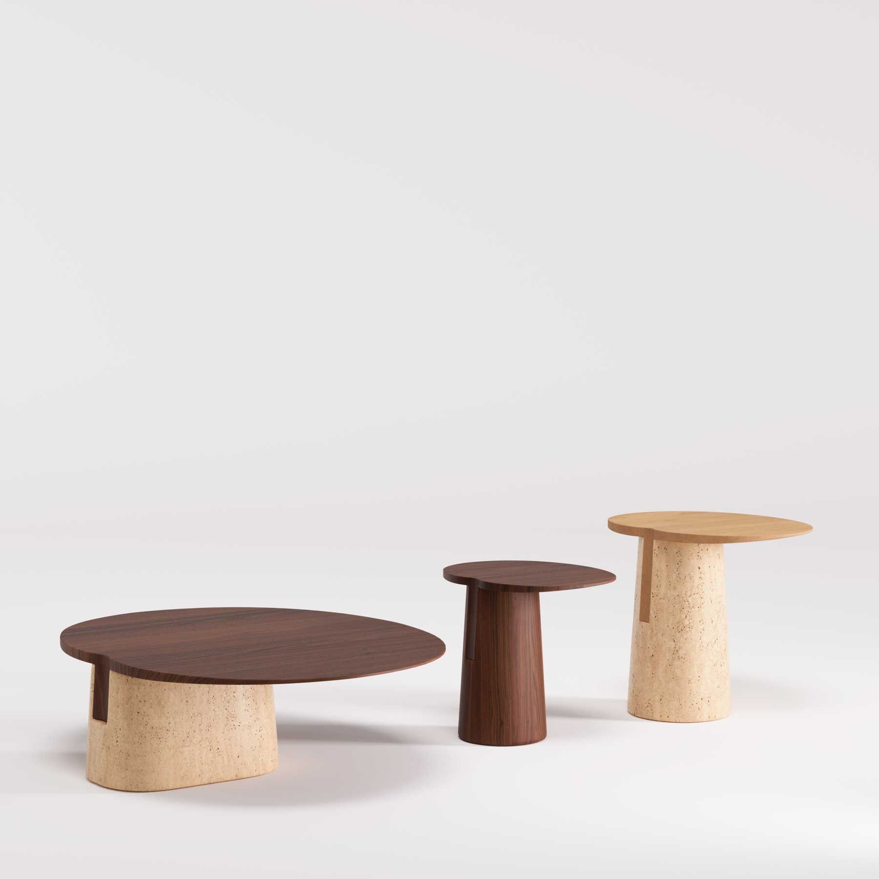 Деревянный овальный журнальный столик Wewood Anchor ARCH-00065466 - Вид №2