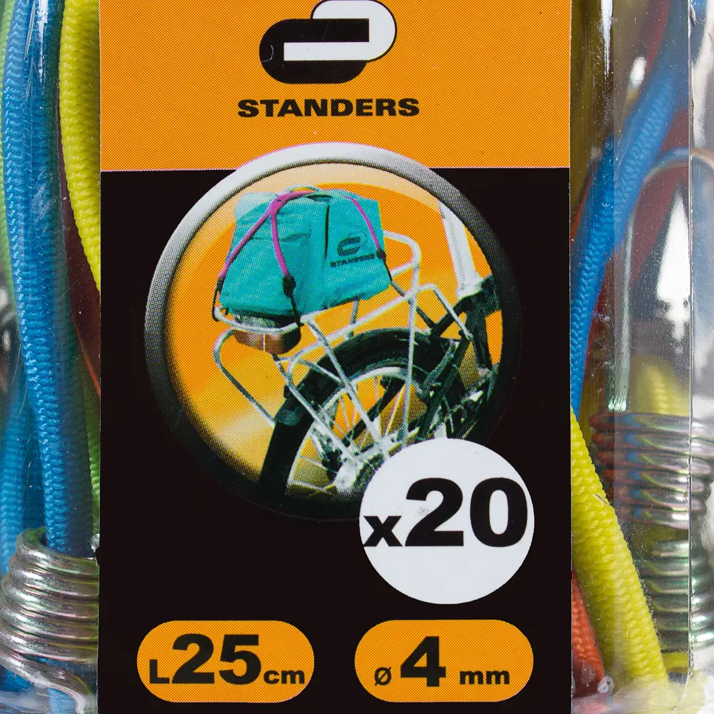 Набор верёвок эластичных Standers, 25x0.4 см, 9 кг, 20 шт STLM-2174850 - Вид №4