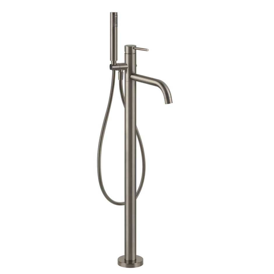 Смеситель для ванны 24943 149 Gessi Via tortona МАТОВЫЙ НИКЕЛЬ FINOX 24943149