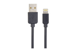 16088716 Кабель для iPhone USB - 8 PIN Lightning черный длина 1 м. бокс I4603 30 013 256 Perfeo