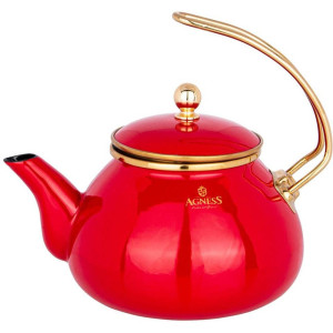 Чайник для плиты 950-361 Красный AGNESS