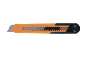 16150236 Нож, 18 мм, выдвижное лезвие, пластиковый усиленный корпус 78907 SPARTA