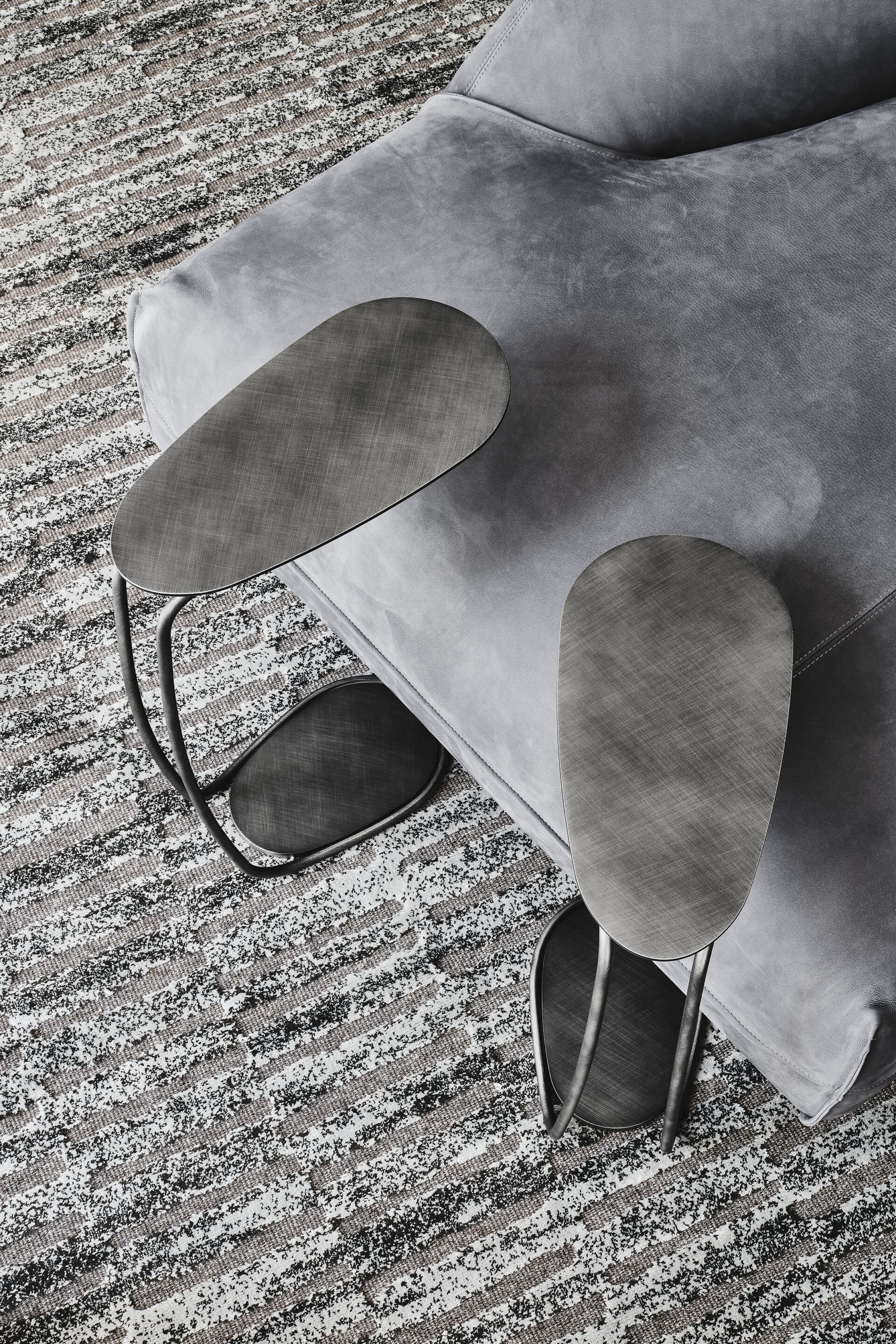 Стальной овальный журнальный столик Cattelan italia YAGO ARCH-00097881 - Вид №5