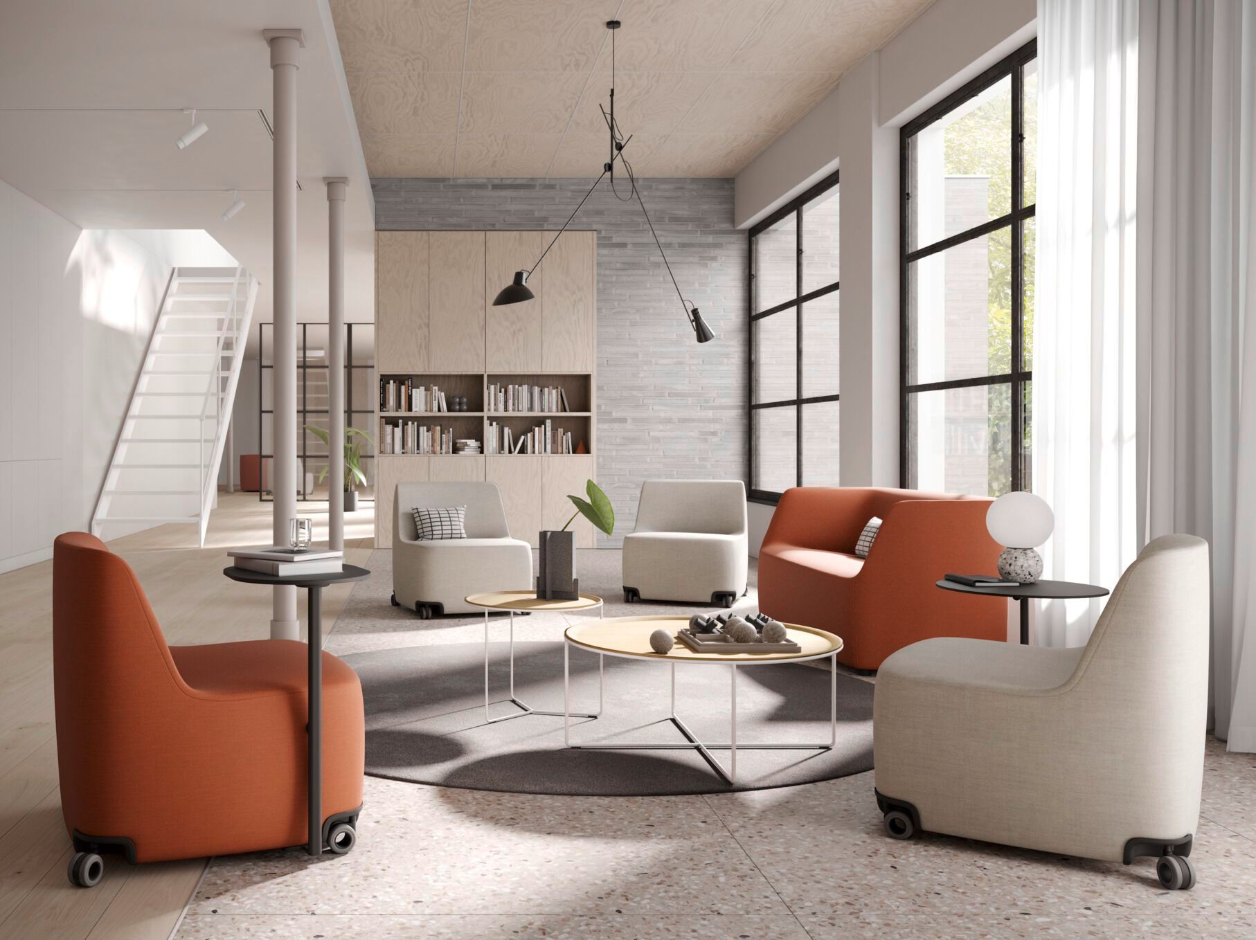 Кресло с колесами Brunner колодки ARCH-00115339 - Вид №3