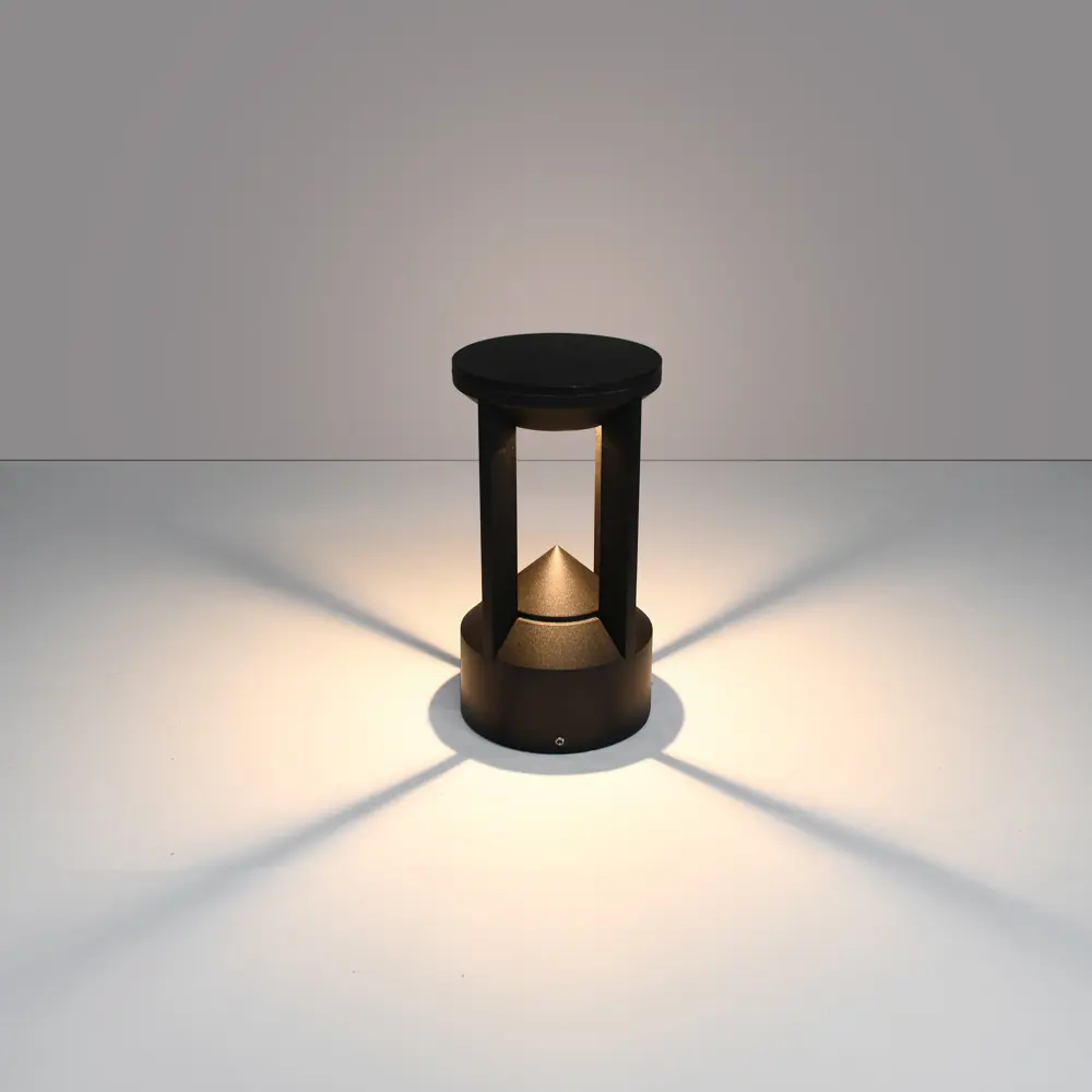 Столб уличный светодиодный Duwi Nuovo LED 24391 5 20 см теплый белый свет цвет черный STLM-2107709 - Вид №1