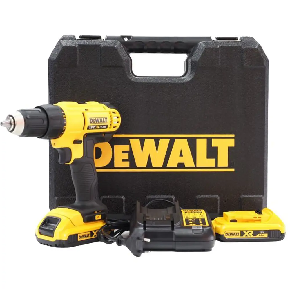 Дрель-шуруповерт аккумуляторная Dewalt DCD771D2-KS, 18 В Li-Ion 2x1.5 Ач