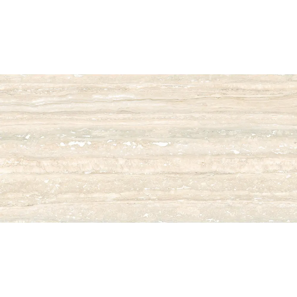 Глазурованный керамогранит Duna Travertine Stone 4d 60x120 см 1.44 м² матовый цвет бежевый STLM-2048050 - Вид №1