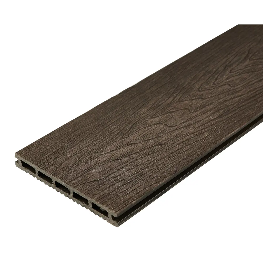Террасная доска ДПК Прима Groentec цвет Венге 3000x150x18 мм Вельвет 0.45 м² STLM-2049878