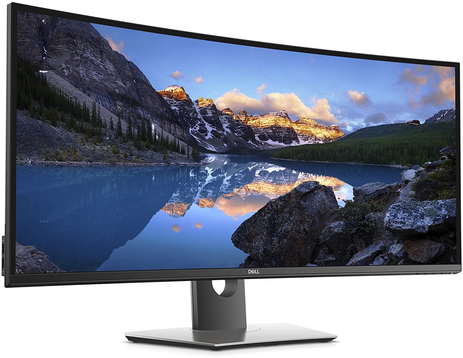 3821-9565 u3821dw, 37.5", ips, 3840x1600, 5ms, 300cd/m2, 1000:1, height adjustable, 2xhdmi, dp, 5xusb 3.2, 2xusb-c, 2x9w spkr, black, 3 y Dell Dell UltraSharp Santreyd  - Вид №7