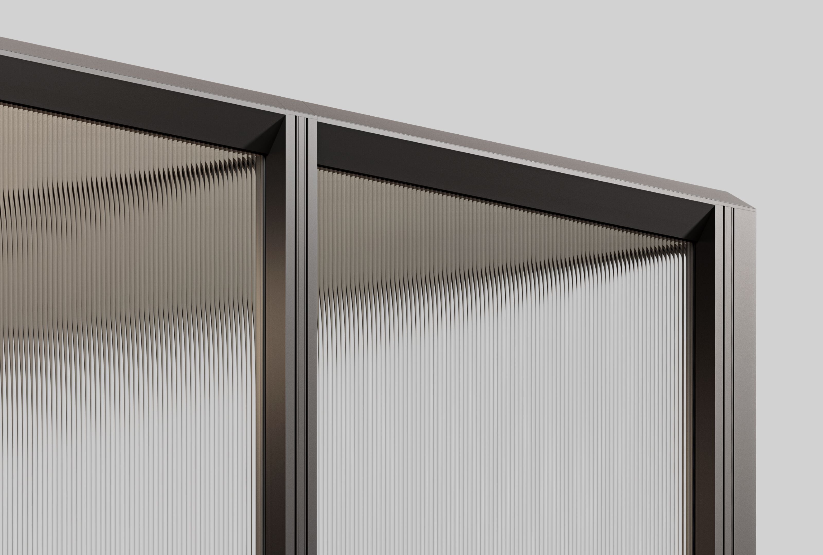 Алюминиевый и стеклянный офисный остров для кофе-брейка Mute Modular ARCH-00141600 - Вид №2