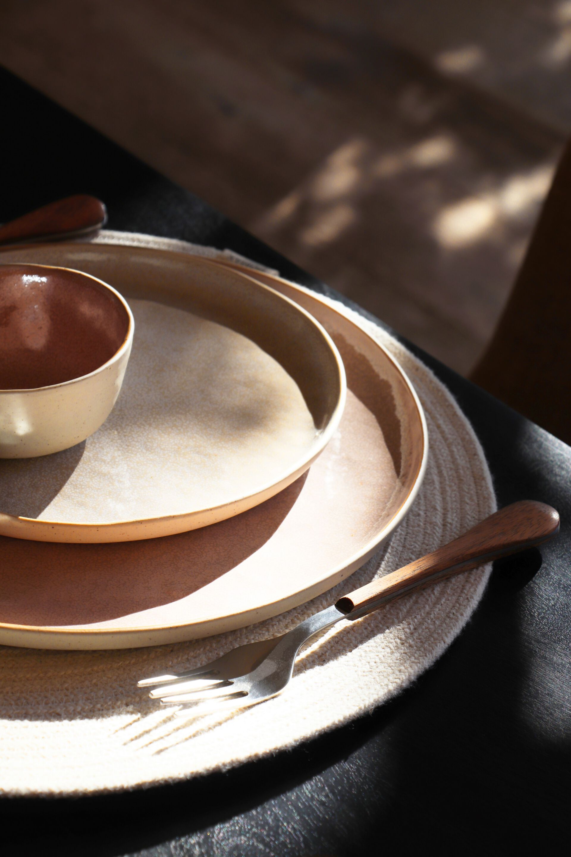 Набор столовых приборов из нержавеющей стали и акации POMAX RÉMY ARCH-00151352 - Вид №2