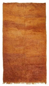 AFOLKI Прямоугольный шерстяной коврик с длинным ворсом Chichaoua Taa1233be